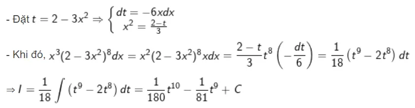Ứng dụng đổi biến số cho hàm đa thức bậc cao