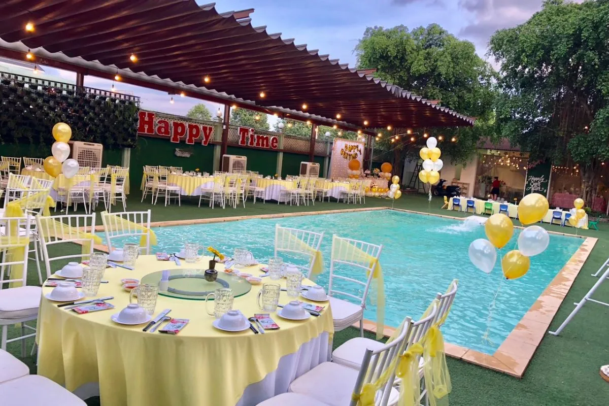 Happy Time với hệ thống sảnh đa dạng, vị trí thuận tiện tại trung tâm thành phố