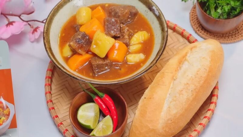 Cách Nấu Bò Sốt Vang Bằng Gói Gia Vị Sẵn Siêu Nhanh Tại Nhà