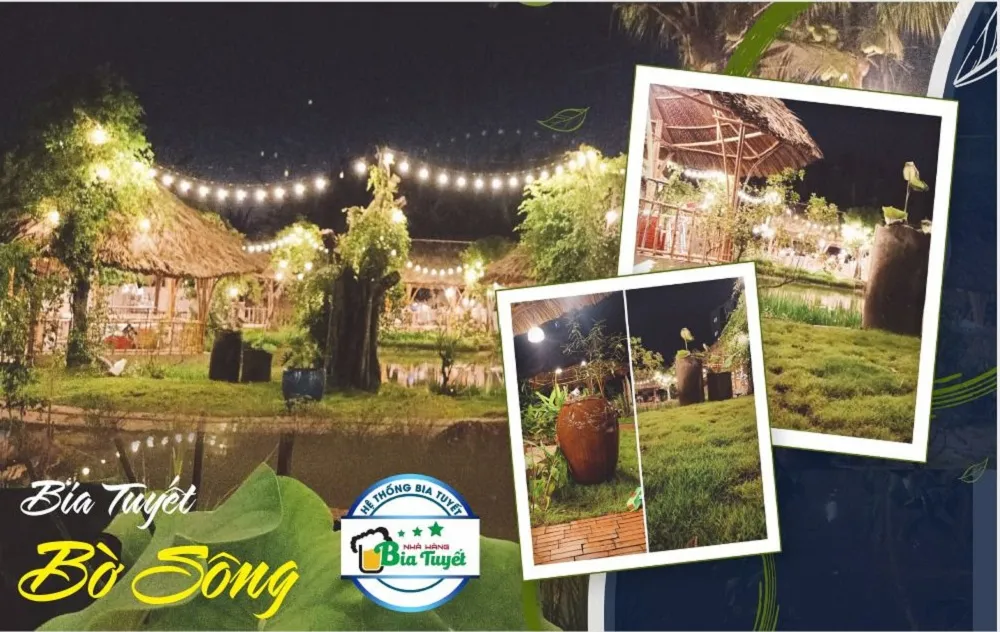 Cảnh quan thoáng mát tại Bia Tuyết Bờ Sông