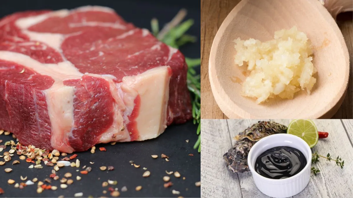 Các nguyên liệu cơ bản cho hỗn hợp gia vị ướp bò beefsteak kiểu Việt