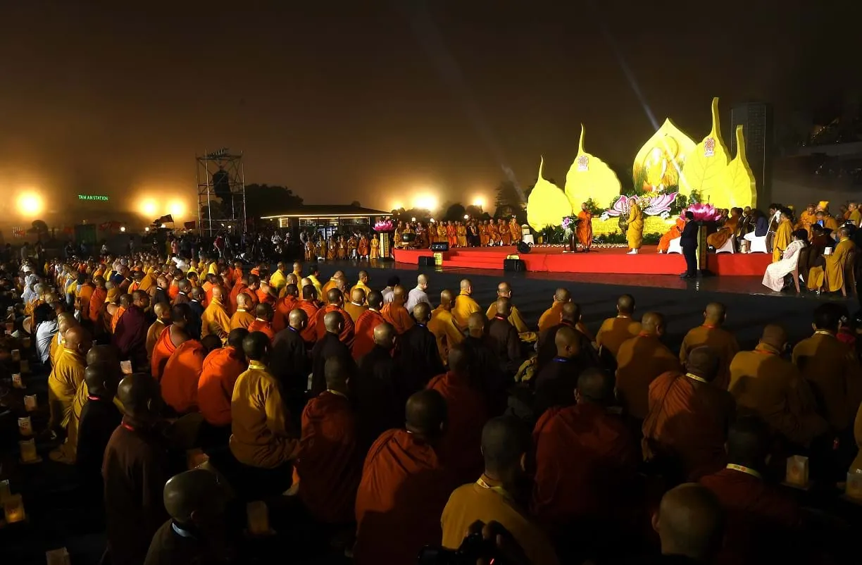 Sự kiện diễn ra tại quảng trường Tây Bổ Đà Sơn, nơi được xem là trái tim tâm linh của núi Bà Đen - "nóc nhà" Nam bộ