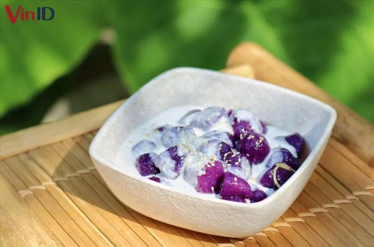 Chè khoai lang tím bột năng