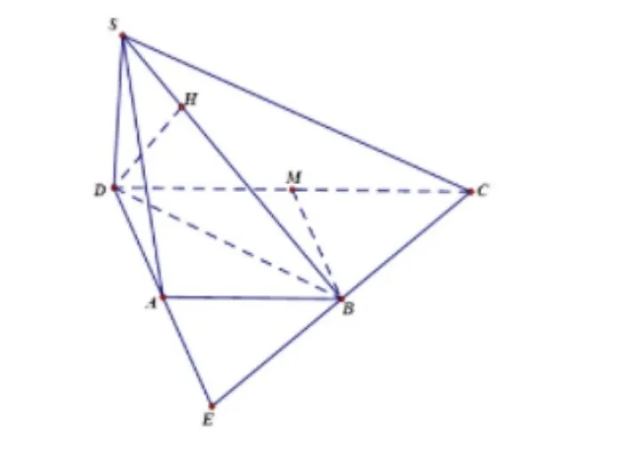 Hình chóp đáy hình thang vuông