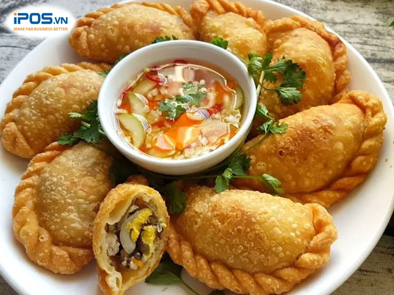 Các loại bánh gối chiên giòn phục vụ ship đồ ăn tận nơi