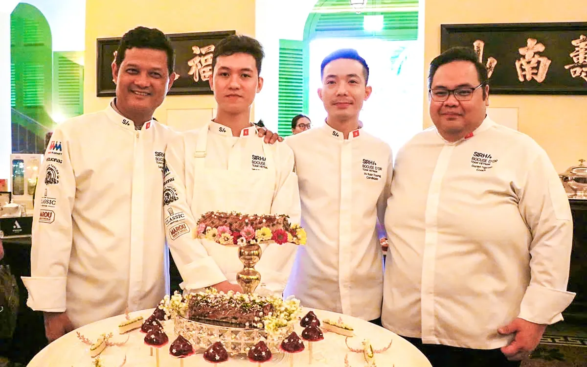 Đội tuyển Bocuse d'Or Việt Nam hội ngộ tại Dinh thự Pháp, khẳng định vị thế trên bản đồ ẩm thực toàn cầu.