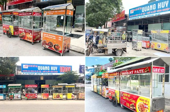 Hình ảnh kho xưởng hiện đại với hàng trăm mẫu xe sẵn có