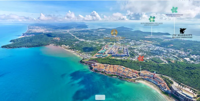 Toàn cảnh phường An Thới nhìn từ trên cao