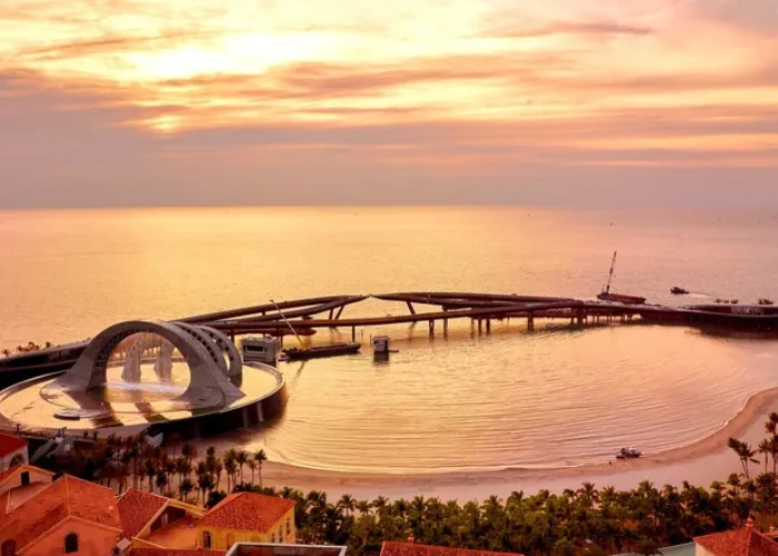 Thị trấn Hoàng Hôn lãng mạn dưới ánh chiều tà