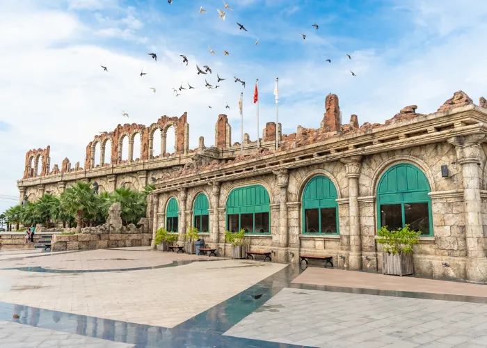 Kiến trúc đậm chất Địa Trung Hải tại ga An Thới