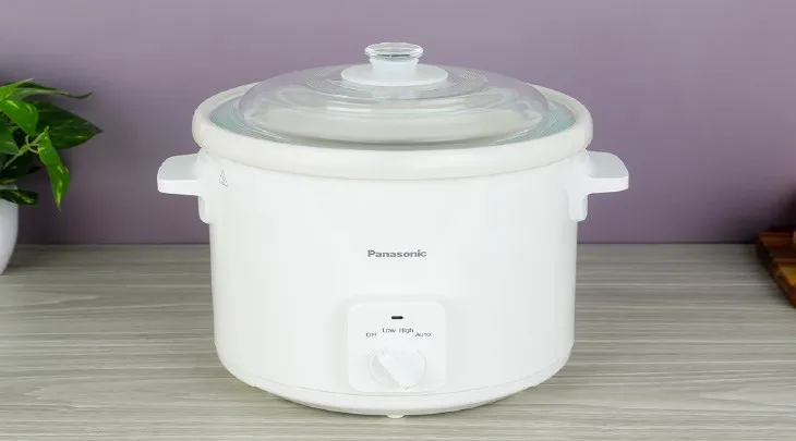 Nồi nấu chậm Panasonic 5 lít NF-N51AWRA phù hợp để nấu cháo dinh dưỡng cho trẻ ăn dặm