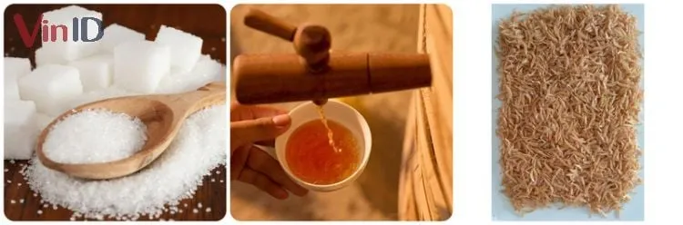 Nguyên liệu chính để pha nước chấm xoài chua kiểu Thái