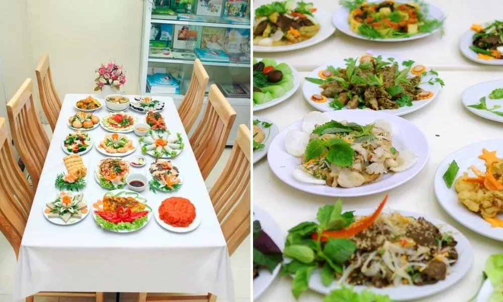 Ăn sạch sống lành cùng Quán chay Chùa Láng Loving Hut Nguồn Cội