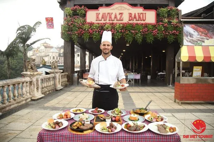 Khám phá ẩm thực Nga tại nhà hàng Kavkaz với những xiên thịt nướng trứ danh