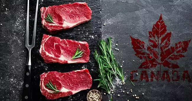 So sánh bảng giá thịt bò nhập khẩu Canada và các nước