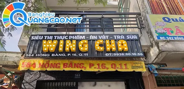 Bảng hiệu tole sóng