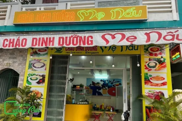 Mẫu bảng hiệu quảng bá hình ảnh cháo dinh dưỡng giá rẻ nhưng vẫn đảm bảo tính thẩm mỹ