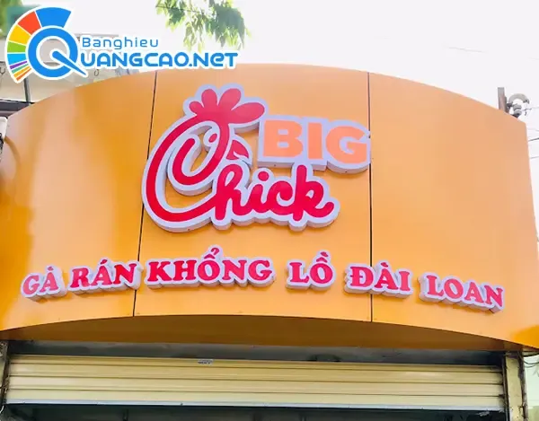 bảng hiệu gà rán