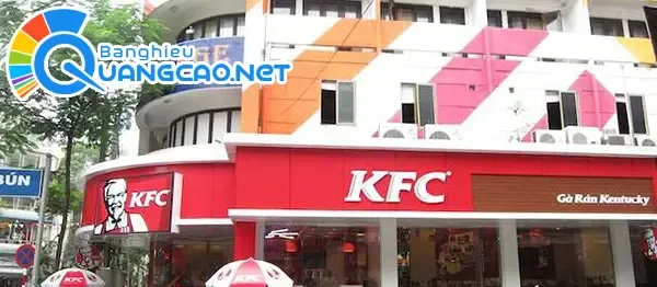 bảng hiệu gà rán