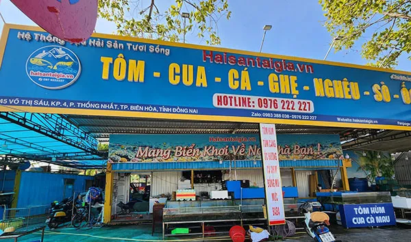 Mẫu biển quảng cáo hải sản đẹp