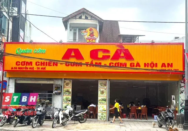 Bảng hiệu quán cơm đẹp thu hút khách nhanh