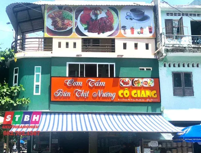 Bảng hiệu quán cơm chất lượng bền bỉ