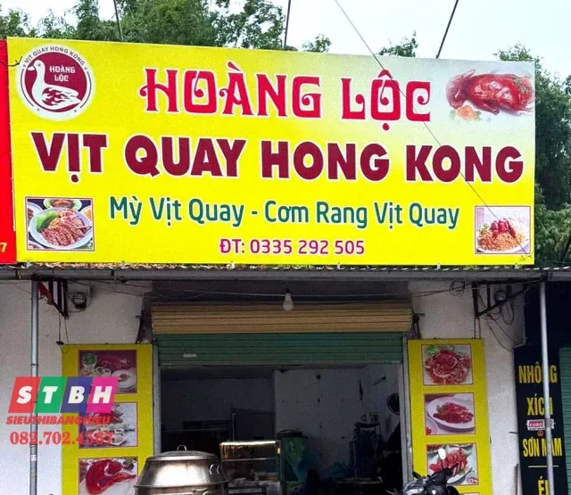 Mẫu bảng hiệu quán cơm đẹp giá hợp lý