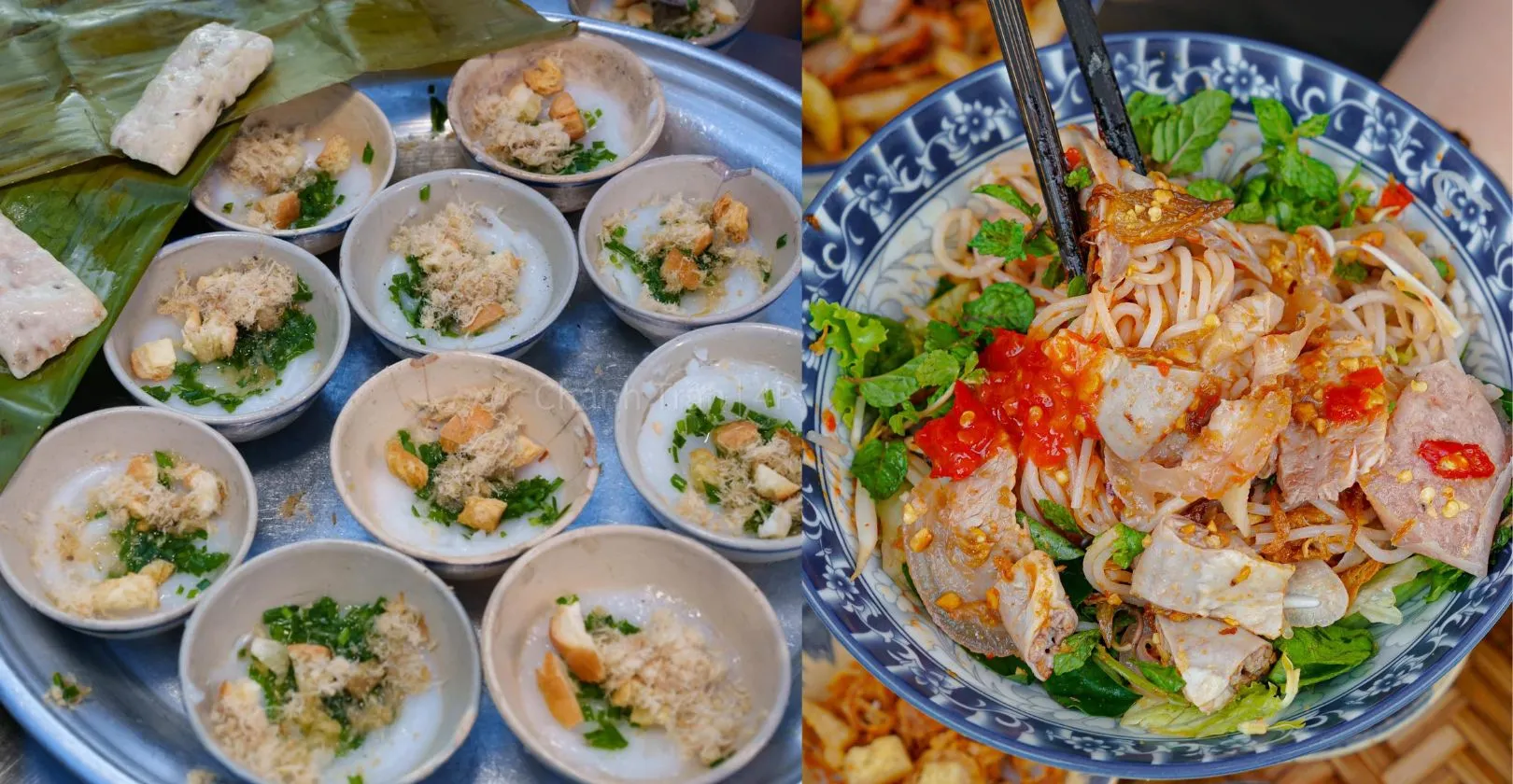 Bánh bèo chén Tháp Nhạn là một quán ăn sáng mở sớm thân thuộc với tất cả người dân địa phương