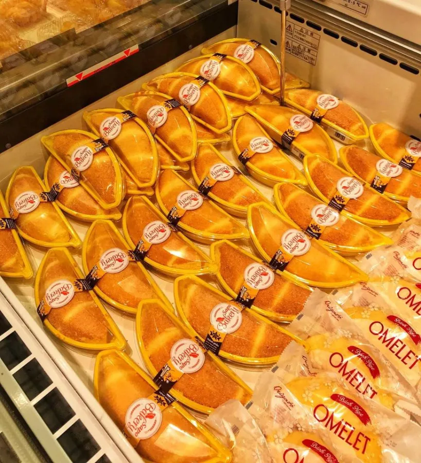 Bánh chuối kem tươi hình dáng bắt mắt với hương vị thơm nồng từ trái cây tươi