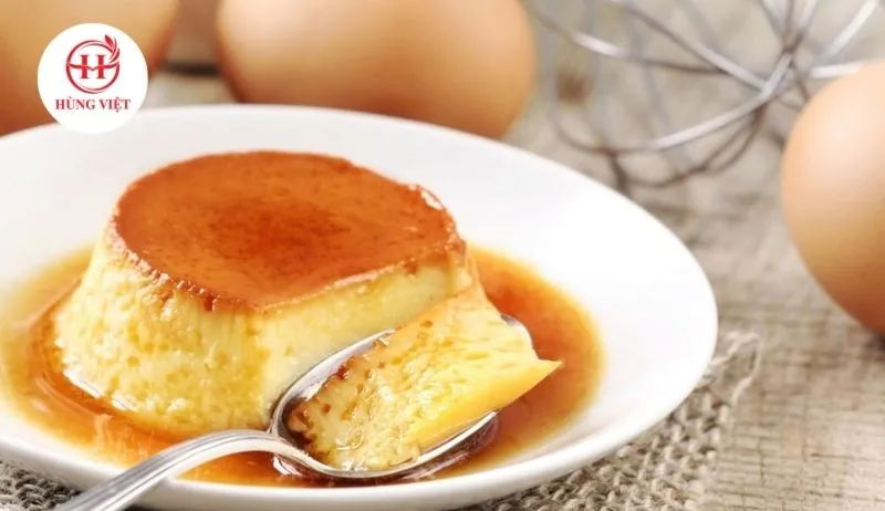 Bánh flan tráng miệng ngọt ngào