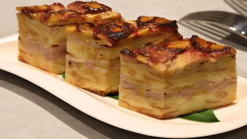 Bánh chuối hấp nước cốt dừa béo ngậy truyền thống