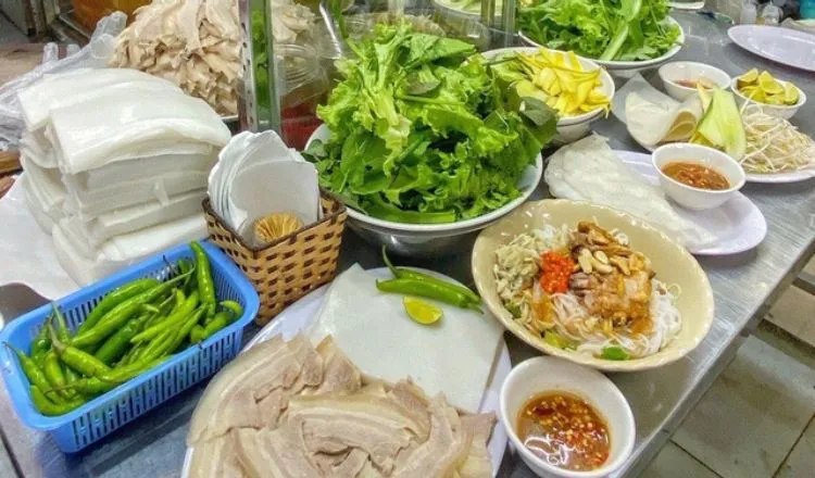 Bi Mỹ Chợ Cồn - Bánh Tráng Thịt Heo ngon, giá rẻ tại Đà Nẵng