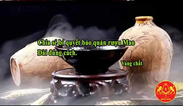 Cận cảnh một hầm chứa rượu Mao Đài được bảo quản cẩn thận