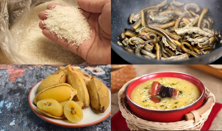 Cháo lươn chuối thơm ngon lạ miệng