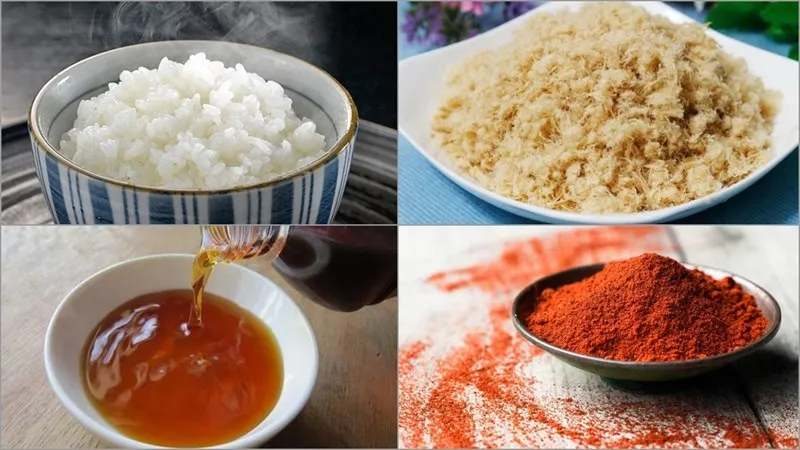Nguyên liệu chính cho món cơm cháy