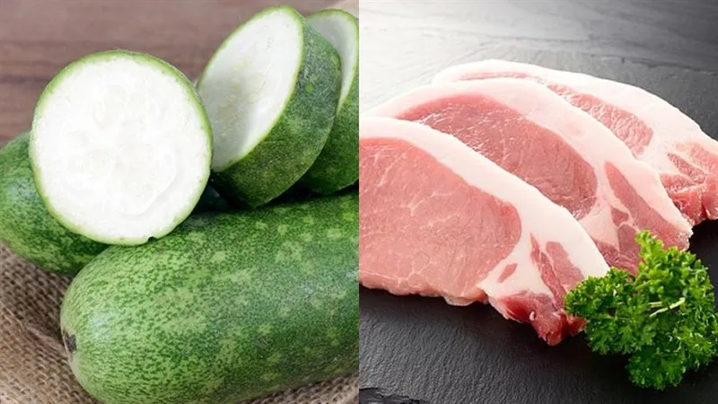 Nguyên liệu món ăn canh bí đao thịt băm