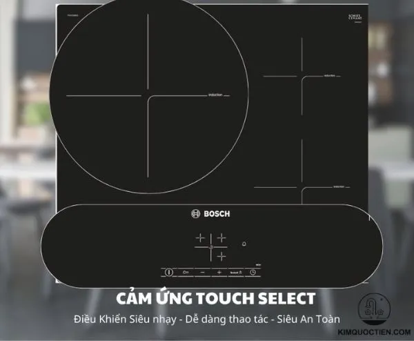 Công nghệ cảm ứng Touch Select hiện đại với 17 mức nhiệt linh hoạt