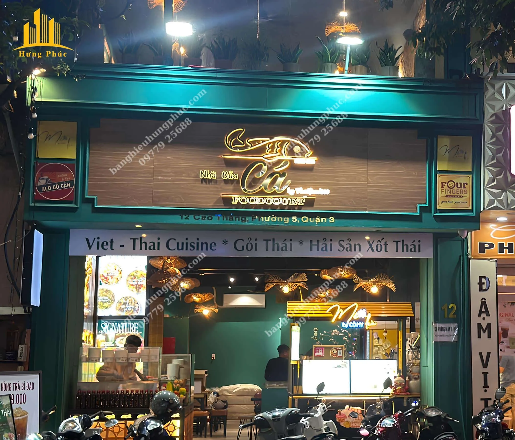 Biển hiệu quán bánh canh