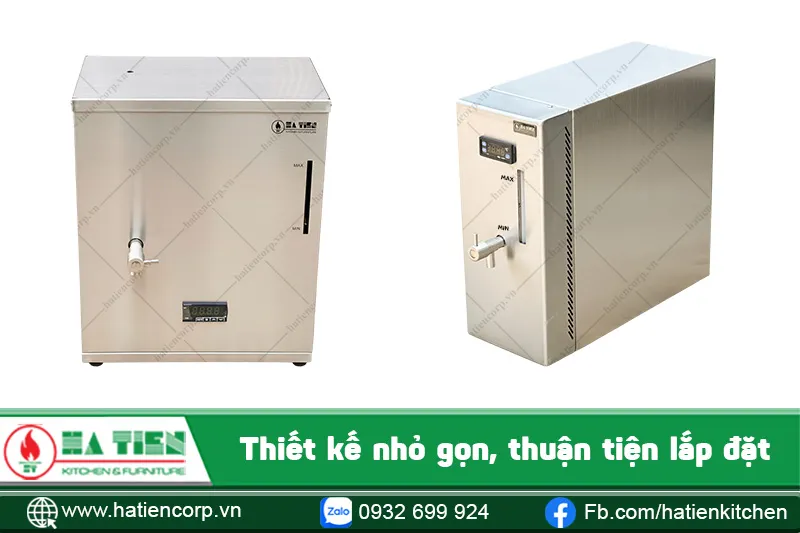 Thiết kế bình đun nước nóng nhỏ gọn, thuận tiện lắp đặt
