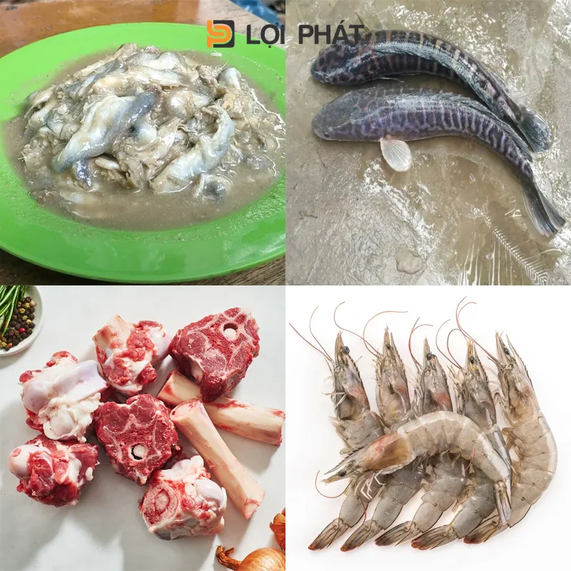 Các loại gia vị cần thiết để nấu bún nước lèo Trà Vinh