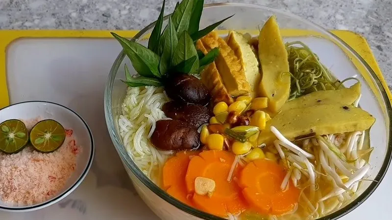 Bún cá Châu Đốc chay