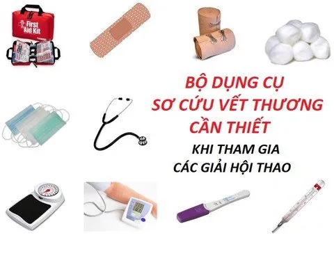 Dụng cụ y tế cần thiết trong thể thao và sơ cứu