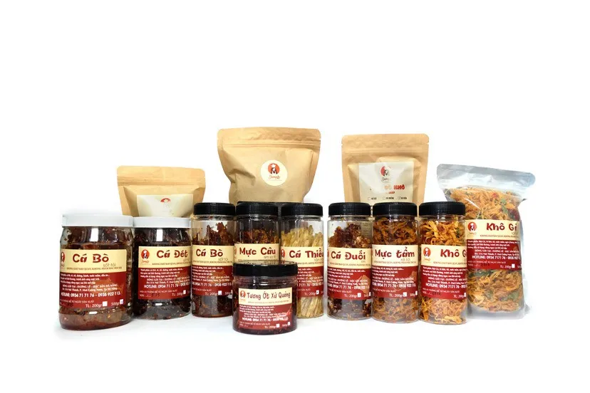 Các loại hải sản khô tại Dương Lê