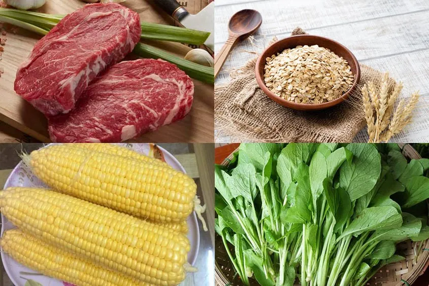 Các món cháo thịt bò ngô ngọt cho bé ăn dặm bổ dưỡng