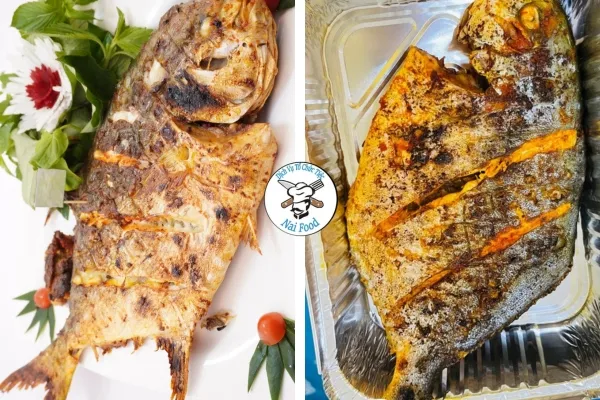 Cá chim nướng muối ớt