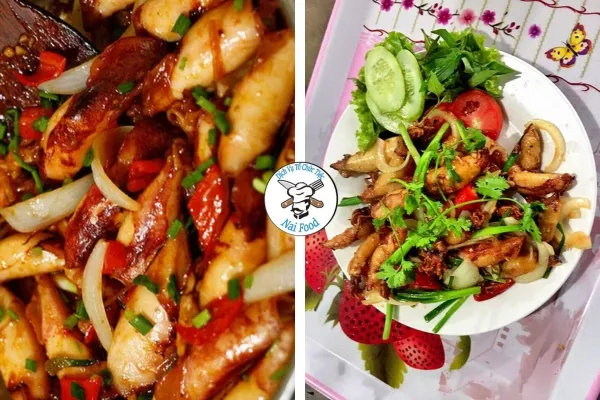 Mực trứng chiên nước mắm