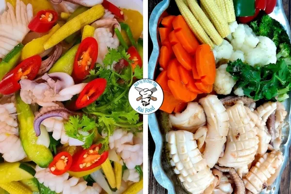 Mực xào thập cẩm