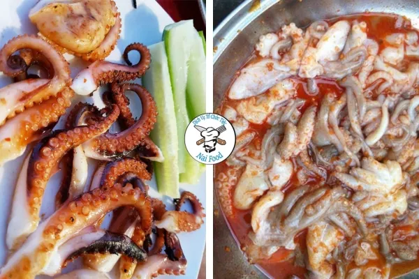 Bạch tuộc nướng muối ớt