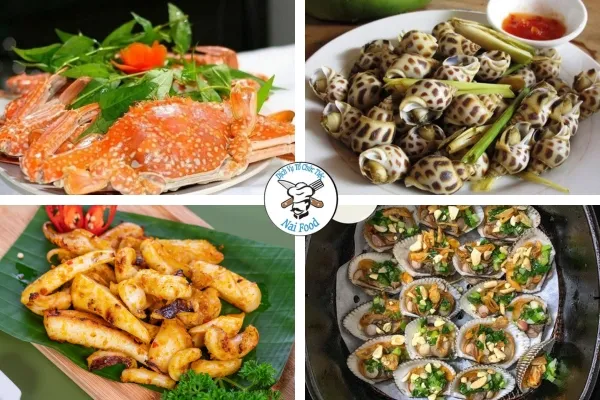 Các món hải sản ngon