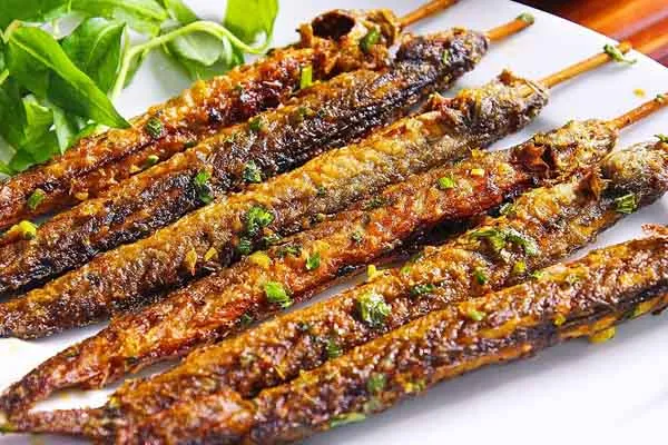 Cá kèo nướng sa tế cay nồng hấp dẫn
